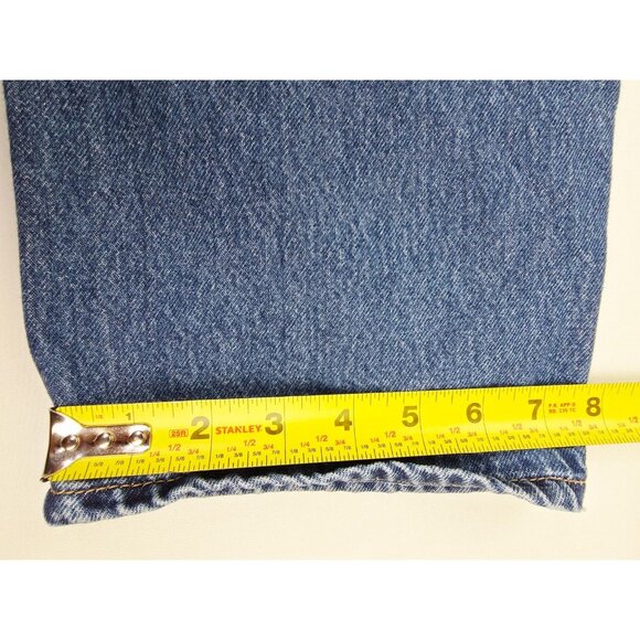 Levis Size 31X30 Mens Silver Tab '94 Baggy Blue Cotton Denim 5 Pocket Logo Jeans - Picture 5 of 13